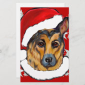 DEUTSCHE SHEPHERD BRIEFPAPIER (Vorne/Hinten)