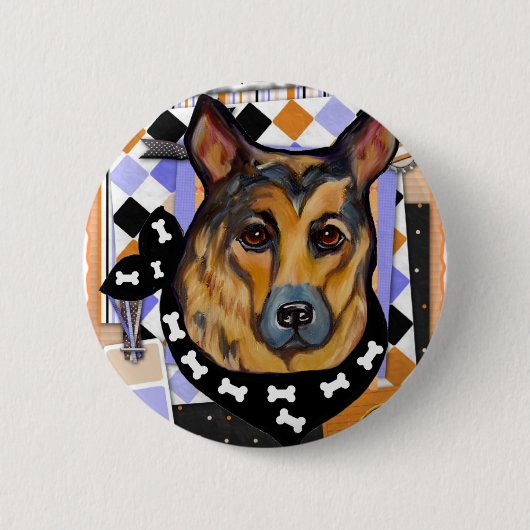 DEUTSCHE SHEPHERD BUTTON (Vorderseite)