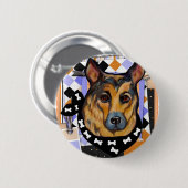 DEUTSCHE SHEPHERD BUTTON (Vorne & Hinten)