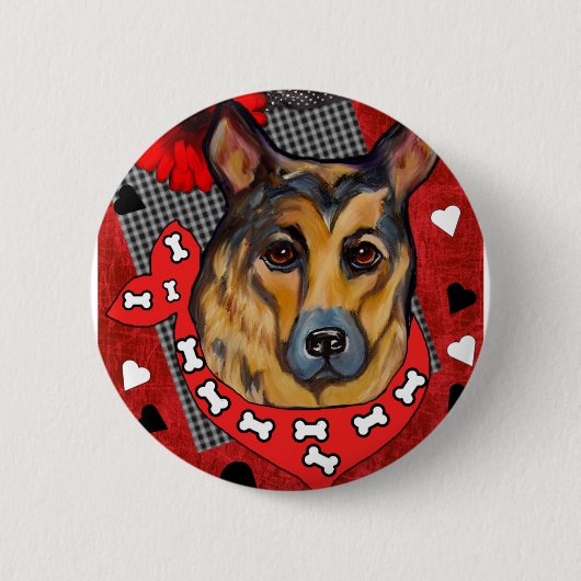 DEUTSCHE SHEPHERD BUTTON (Vorderseite)