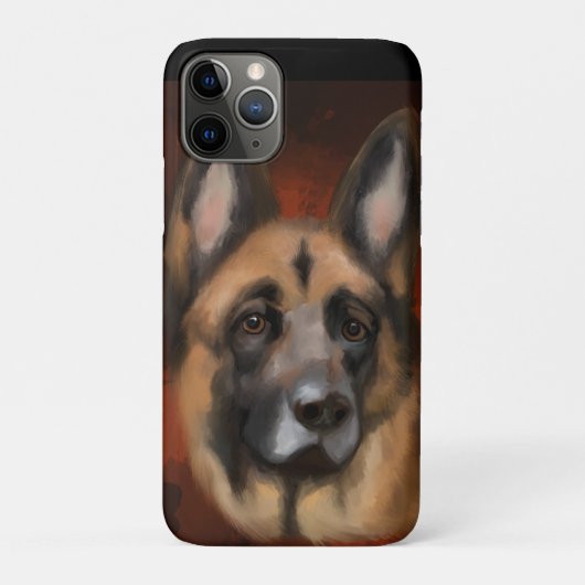 DEUTSCHE SHEPHERD Case-Mate iPhone HÜLLE (Rückseite)