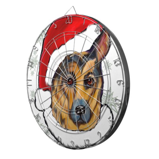 DEUTSCHE SHEPHERD DARTSCHEIBE (Vorderseite rechts)