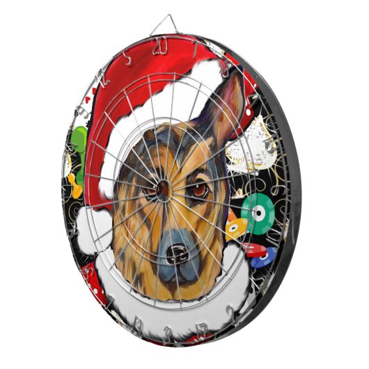 DEUTSCHE SHEPHERD DARTSCHEIBE (Vorderseite rechts)