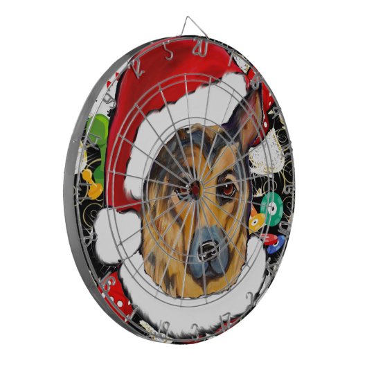 DEUTSCHE SHEPHERD DARTSCHEIBE (Vorderseite Links)