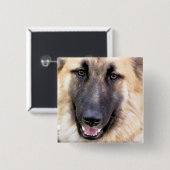 DEUTSCHE SHEPHERD DOG BUTTON (Vorne & Hinten)