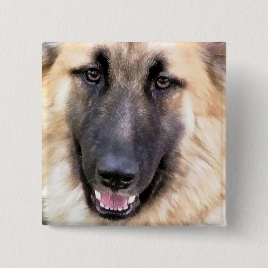 DEUTSCHE SHEPHERD DOG BUTTON (Vorderseite)
