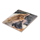 DEUTSCHE SHEPHERD DOG FLIESE (Seite)