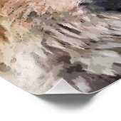 DEUTSCHE SHEPHERD DOG FOTODRUCK (Ecke)