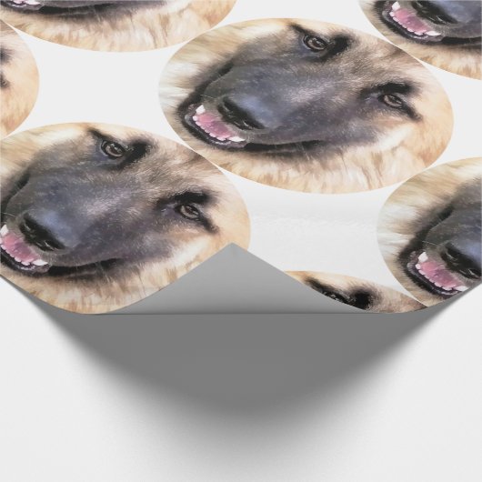 DEUTSCHE SHEPHERD DOG GESCHENKPAPIER (Ecke)