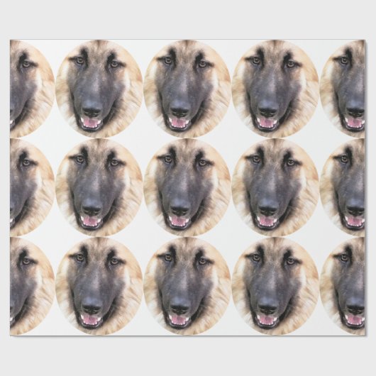 DEUTSCHE SHEPHERD DOG GESCHENKPAPIER (Flach)