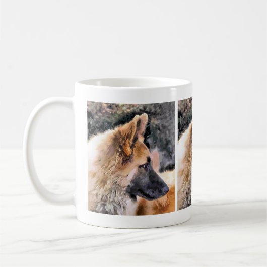 DEUTSCHE SHEPHERD DOG KAFFEETASSE (Links)
