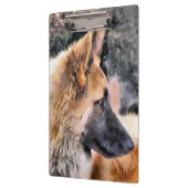DEUTSCHE SHEPHERD DOG KLEMMBRETT (Links)