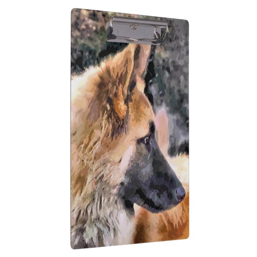 DEUTSCHE SHEPHERD DOG KLEMMBRETT (Rechts)