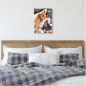 DEUTSCHE SHEPHERD DOG LEINWANDDRUCK (Insitu (Schlafzimmer))