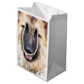 DEUTSCHE SHEPHERD DOG MITTLERE GESCHENKTÜTE (Rückseite Schrägansicht)