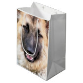 DEUTSCHE SHEPHERD DOG MITTLERE GESCHENKTÜTE (Vorderseite Schrägansicht)