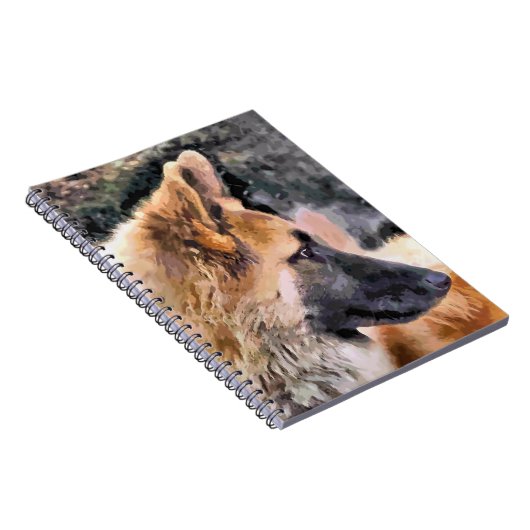 DEUTSCHE SHEPHERD DOG NOTIZBLOCK (Rechte Seite)
