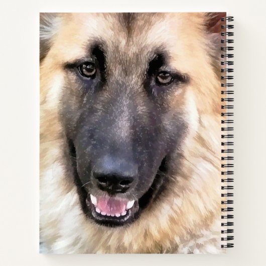 DEUTSCHE SHEPHERD DOG NOTIZBUCH (Rückseite)