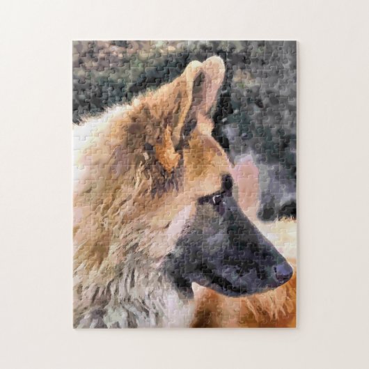DEUTSCHE SHEPHERD DOG PUZZLE (Vertikal)