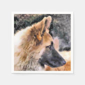DEUTSCHE SHEPHERD DOG SERVIETTE (Vorderseite)