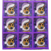 DEUTSCHE SHEPHERD DUSCHVORHANG (Vorderseite)