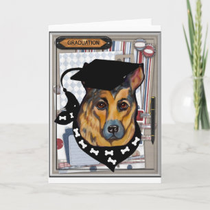 DEUTSCHE SHEPHERD FEIERTAGSKARTE
