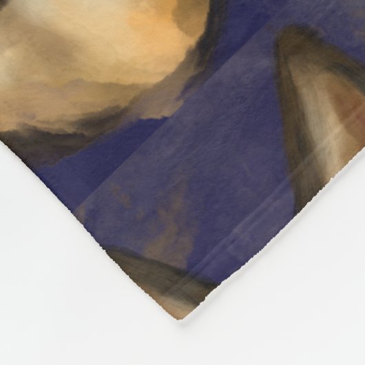 DEUTSCHE SHEPHERD FLEECEDECKE (Ecke)