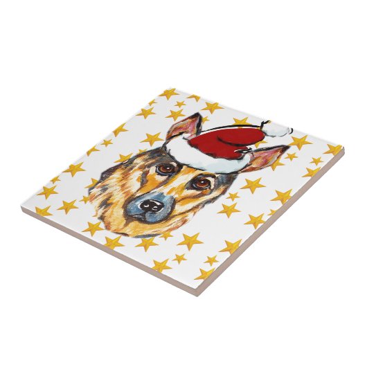 DEUTSCHE SHEPHERD FLIESE (Seite)