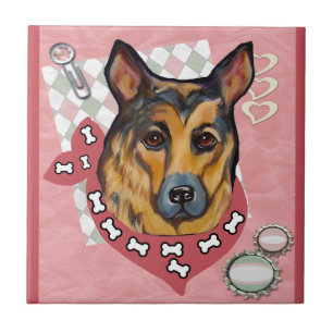 DEUTSCHE SHEPHERD FLIESE