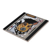 DEUTSCHE SHEPHERD FLIESE (Seite)