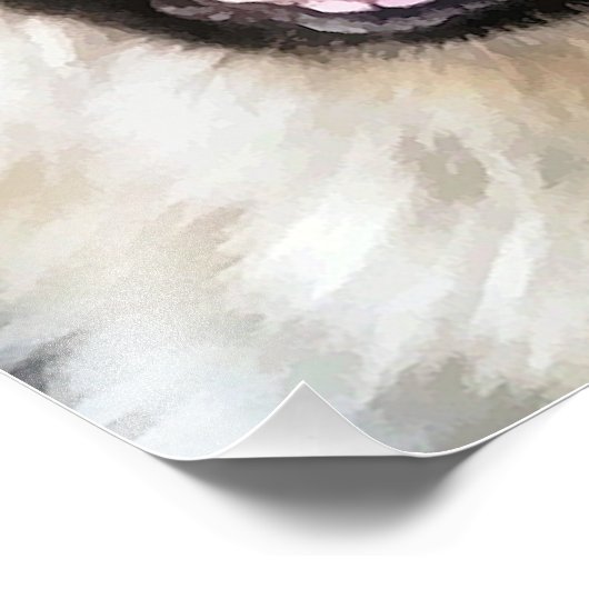 DEUTSCHE SHEPHERD FOTODRUCK (Ecke)