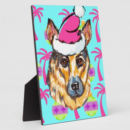 DEUTSCHE SHEPHERD FOTOPLATTE (Seite)