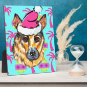 DEUTSCHE SHEPHERD FOTOPLATTE (Seite)