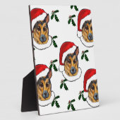 DEUTSCHE SHEPHERD FOTOPLATTE (Seite)