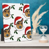 DEUTSCHE SHEPHERD FOTOPLATTE (Seite)