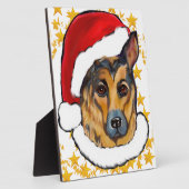 DEUTSCHE SHEPHERD FOTOPLATTE (Seite)