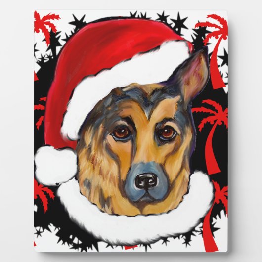 DEUTSCHE SHEPHERD FOTOPLATTE (Vorderseite)