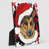 DEUTSCHE SHEPHERD FOTOPLATTE (Seite)