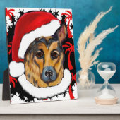 DEUTSCHE SHEPHERD FOTOPLATTE (Seite)