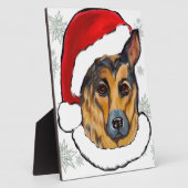 DEUTSCHE SHEPHERD FOTOPLATTE (Seite)