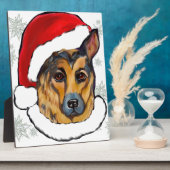 DEUTSCHE SHEPHERD FOTOPLATTE (Seite)