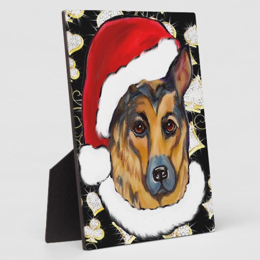 DEUTSCHE SHEPHERD FOTOPLATTE (Seite)