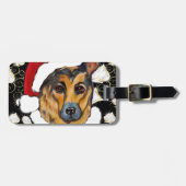 DEUTSCHE SHEPHERD GEPÄCKANHÄNGER (Vorderseite horizontal)