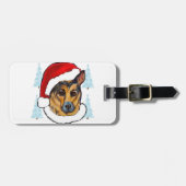 DEUTSCHE SHEPHERD GEPÄCKANHÄNGER (Vorderseite horizontal)