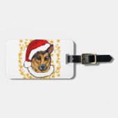 DEUTSCHE SHEPHERD GEPÄCKANHÄNGER (Vorderseite horizontal)