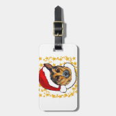 DEUTSCHE SHEPHERD GEPÄCKANHÄNGER (Vorderseite vertikal)