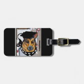 DEUTSCHE SHEPHERD GEPÄCKANHÄNGER (Vorderseite horizontal)