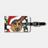 DEUTSCHE SHEPHERD GEPÄCKANHÄNGER (Vorderseite horizontal)