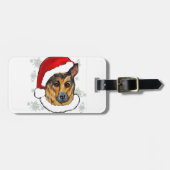 DEUTSCHE SHEPHERD GEPÄCKANHÄNGER (Vorderseite horizontal)