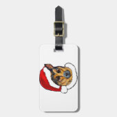 DEUTSCHE SHEPHERD GEPÄCKANHÄNGER (Vorderseite vertikal)